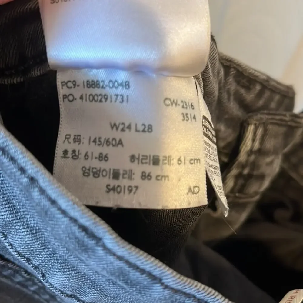 Levi’s 721 High Rise Skinny Jeans Gray 24